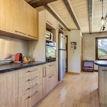 Le 111 - 4ch Calme Vue Pano 5mn Grands Montets Chalet Chamonix Mont Blanc